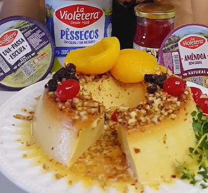 Pudim de Pêssego na Airfryer: Sobremesa Cremosa e Surpreendente